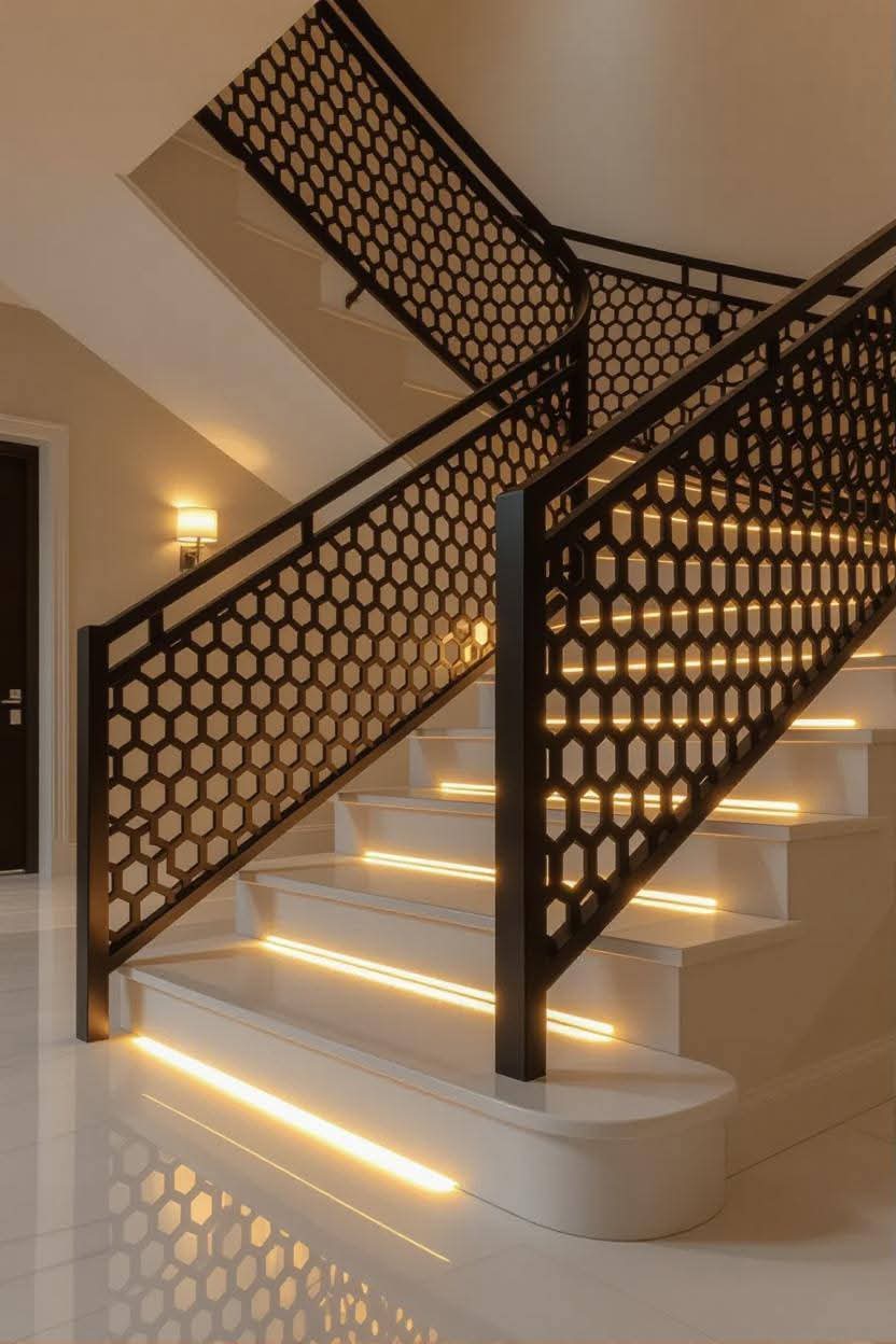 VSR-304-203 SS 304 Staircase Railing Design